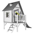 Maison Enfant avec Toboggan Gris - AXI - Cabin XL - Bois - Extérieur-1