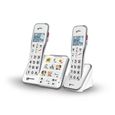 GEEMARC Téléphone sans fil grosses touches sénior  AMPLIDECT 595-2 PHOTO + combiné supplémentaire-1