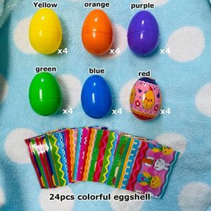 œufs De Pâques Plastique à Suspendre JIAWWAN 24 Pièces Oeufs De Pâques à Suspendre, Oeufs De Paques Decoration, œufs De Pâques Pour Arbre De Paques, Oeuf De Paques A Decorer, Oeufs Plastique