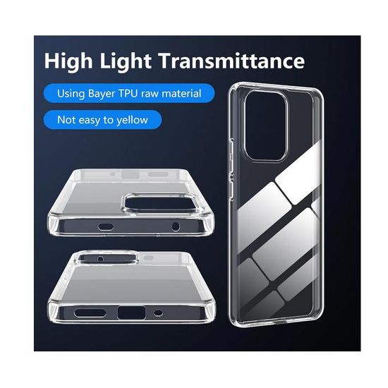 Coque pour Oppo Reno 13 F et 13 FS 5G - housse etui silicone gel fine + film ecran - NOIR - Téléphonie