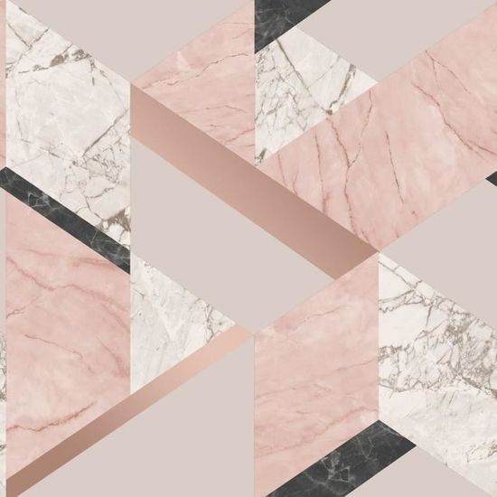 Marblesque Papier Peint Marbre Geometrique Blush Rose Et Or Rose Fine Decor Fd42303 Achat Vente Papier Peint Marblesque Papier Peint Cdiscount