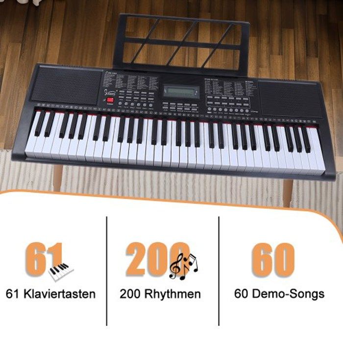 Électronique clavier Piano Clavier Électronique Multifonctionnel, Microphone De Piano Électrique