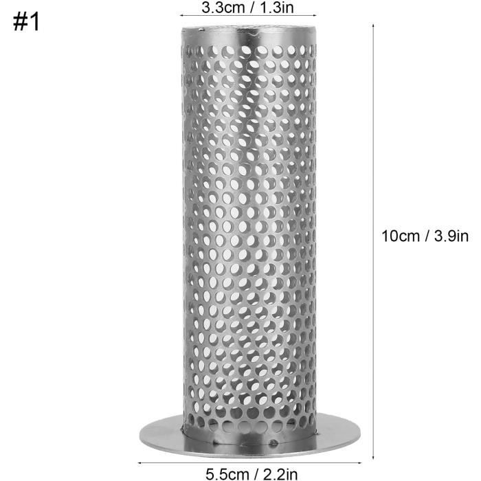 Aqua-Dynamic Crépine d'évier de cuisine acier inoxydable emballage de 2