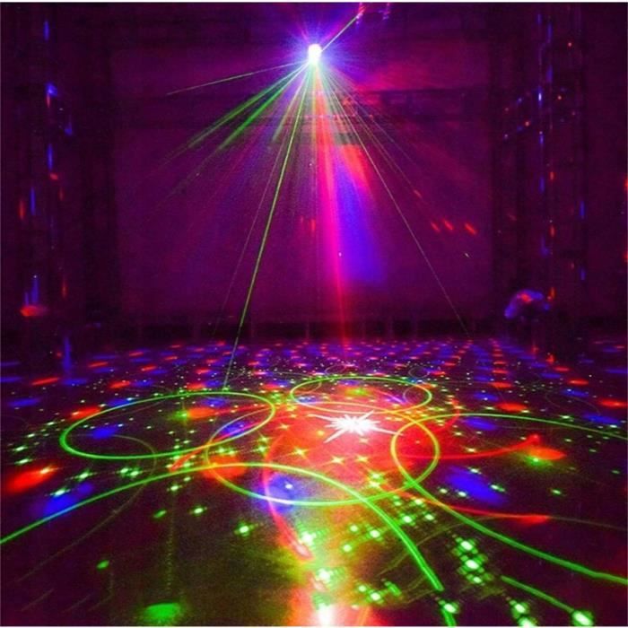 6 Laser 3 stroboscopique - laser - Stroboscope - Disco Lights - Lampe DJ -  Éclairage