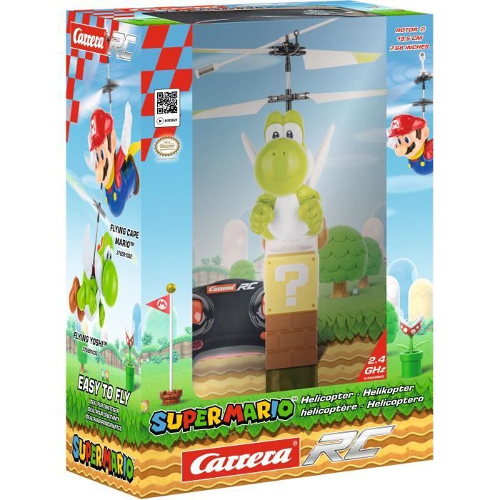 Sotel  Carrera Toys Super Mario - Flying Cape Yoshi modèle radiocommandé  Hélicoptère Moteur électrique