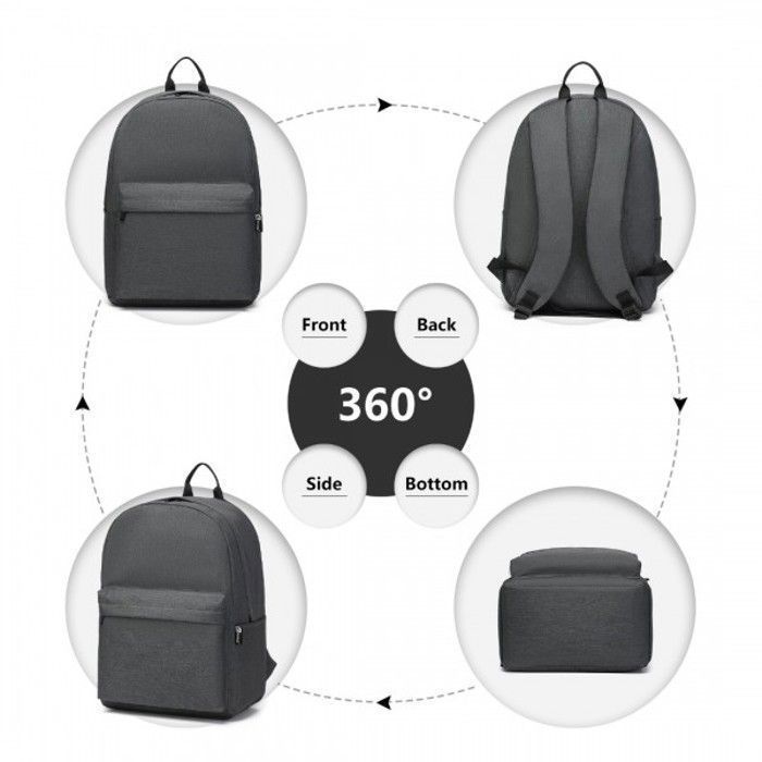 Loisirs Deux Poches Trois Boucle Voyage Sac À Dos Sac À Dos École Sac À Dos Ordinateur Portable Toile Sac A Dos