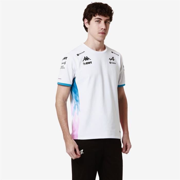 T-Shirt Garçon Kappa Adiry BWT Alpine F1 Team 2024 – Officiel Écurie Alpine Gasly Ocon !