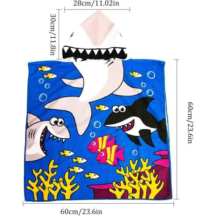 Poncho De Plage Homme Stephen Joseph, Poncho De Plage Et De Bain, Serviette à Capuche Poncho De
