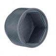 Cache-écrou plastique M10 - Clé de 17 – 25 pièces – Anthracite – Bouchon plastique pour boulon et vis hexagonale - EMFA ®-2