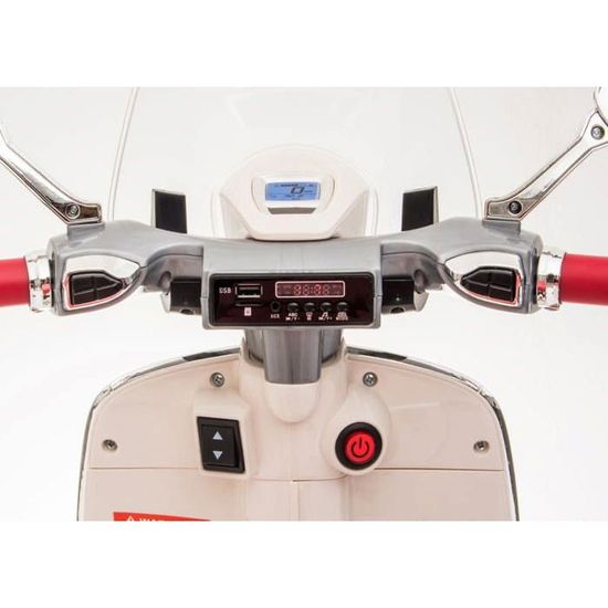 Moto Électrique Pour Enfants VESPA 12V Sous Licence Moto à 4 Roues Avec Musique Klaxon Histoires Roues D Entrainement Pour De 3 6 Ans Vert Moto Électrique Pour Enfants VESPA 12V Sous Licence Moto à 4 Roues Avec Musique Klaxon Histoires Roues D Entrainement Pour De 3 6 Ans Vert