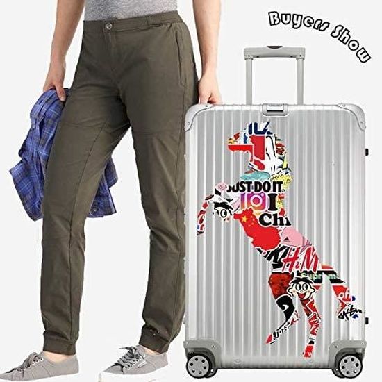ordinateur portable bagages GTOTd Lot de 100 autocollants amusants en vinyle pour skateboard etc. guitare valise 