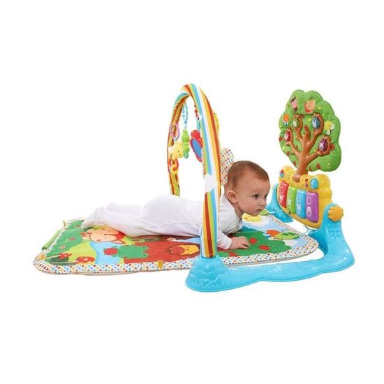 vtech tapis d eveil jardin enchante des p tits copains cdiscount puericulture eveil bebe
