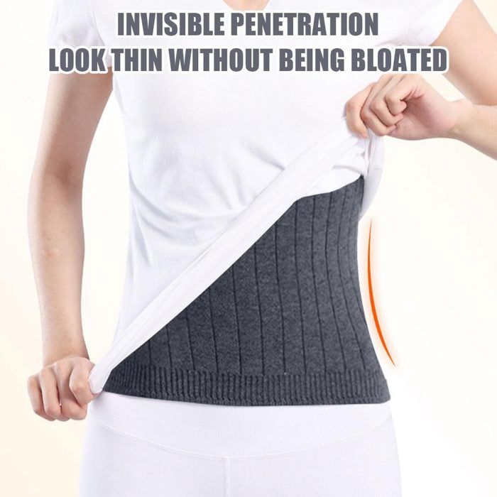 Ceinture lombaire Réchauffeur de reins Élastique Chauffe-corps Support de  taille Peluche chaude L (Chauffe-dos en laine pour hom