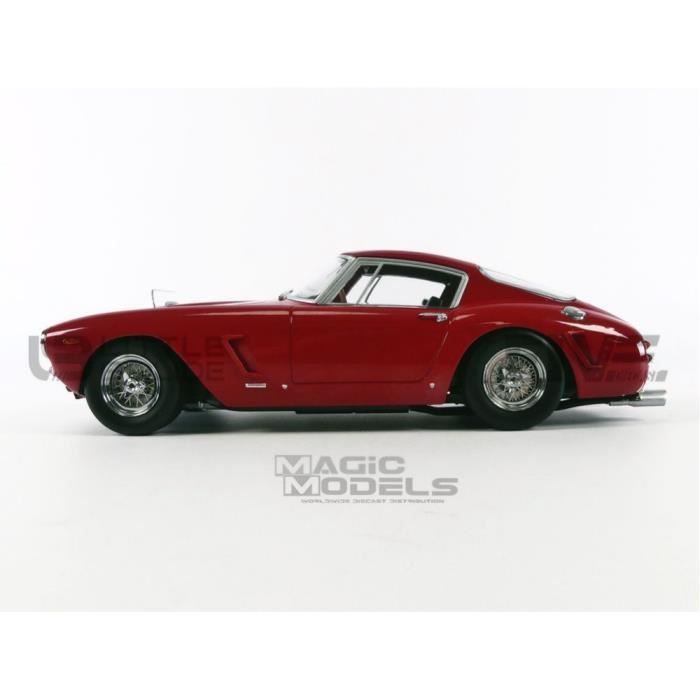 KK SCALE MODELS Ferrari 250 GT SWB Competizione 1961 – Maquette Collection 1/18 – Métal Rouge – Dès 14 Ans