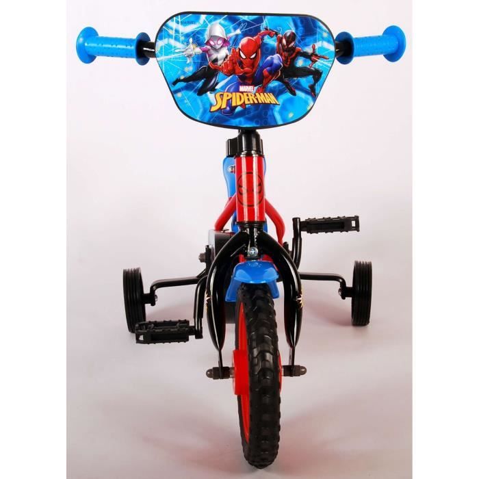 Vélo enfant Spiderman - garçon - 10 pouces - rouge/bleu - Pignon fixe -  Cdiscount Sport