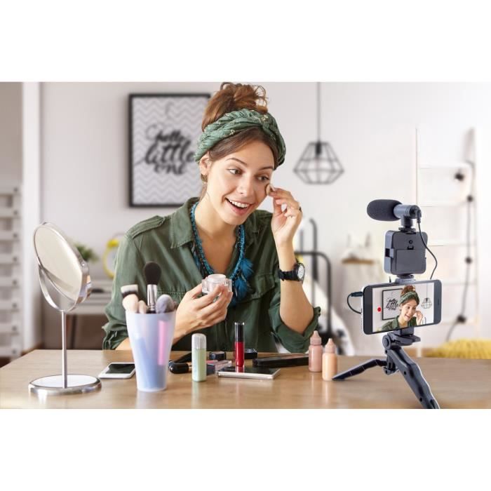 Kit Podcast & Vlogging Canal Toys - Avec Micro, Lumière LED, Trépied Et Support Smartphone - Pour Enfants 8+ Ans
