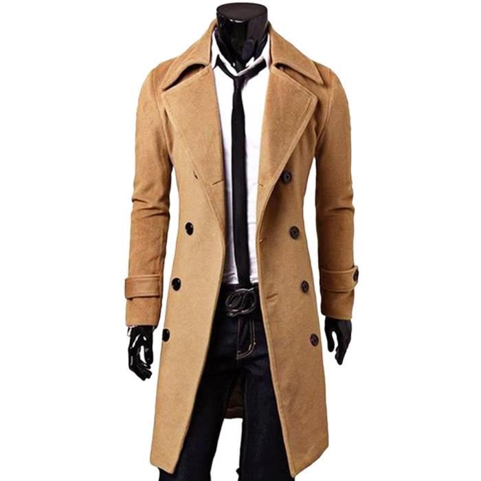 Pardessus homme marron new arrivals