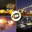 2pcs Projecteur de Chantier LED, 30W LED Projecteur led Rechargeable  en  avec USB, étanches pour le Camping en Plein Air-3