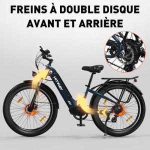 Vélo Électrique VTT Keteles K800 Double Moteur 2000W - 48V, 100km Autonomie, 50km/h