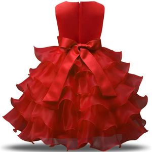 Robe De Noël Fille Enfants - Imprimé Sapins Et Cerfs Manches Longues - Pour Fête, Princesse, Ballet - 2