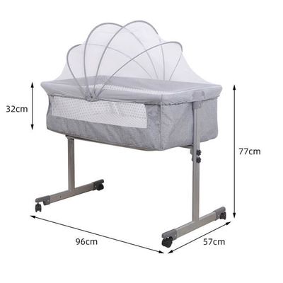 Tutti Bambini CoZee® Berceau Bébé & Lit Cododo 2-in-1 - Lit Bébé
