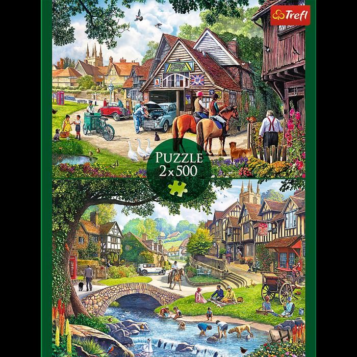 Trefl – Puzzle 2in1: Idyllisches Leben - 2 x 500 Teile - Set aus Zwei Puzzles, DIY, kreative Unterhaltung, für Erwachsene und Kinder ab 10 Jahren Trefl – Puzzle 2in1: Idyllisches Leben - 2 x 500 Teile - Set aus Zwei Puzzles, DIY, kreative Unterhaltung, für Erwachsene und Kinder ab 10 Jahren