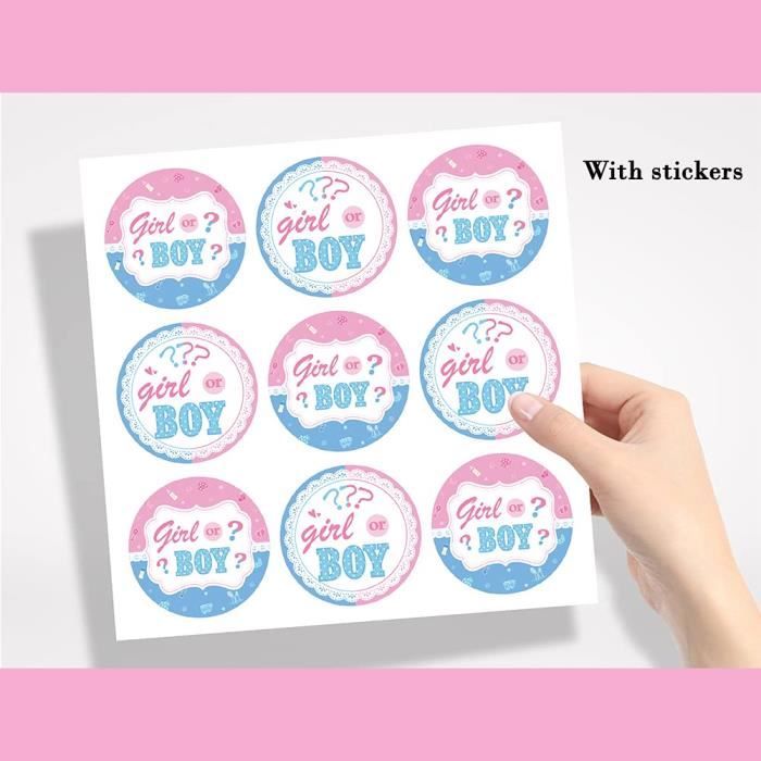 Ballon De Grossesse Ballons Gender Reveal 90 Cm - Kit Révélation Sexe Bébé Avec Confettis Rose Et Bleu Confettis Rose Bleu Fête Prénatale