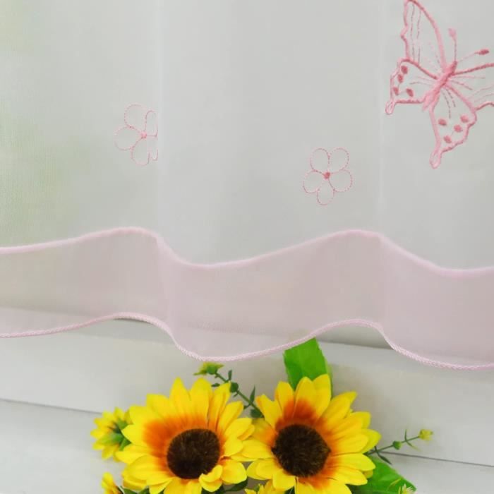 Rideau Brise-Bise De Noël - 45 X 120 Cm - Motifs Bonhomme De Neige Et Rennes - 100% Polyester - Pour Cuisine, Chambre Enfant