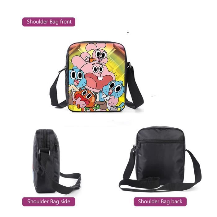 The amazing world of gumball Lot de 3 sacs dos pour Filles gar ons enfant