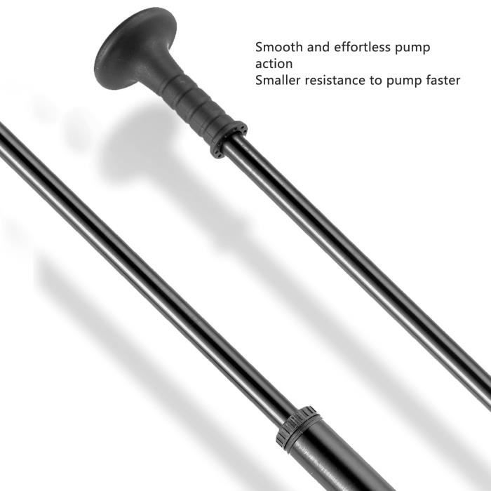 Jonikuper Pompe Haute Pression 300 Psi Pour Fourche Et Amortisseur De Vélo – Alliage Alu, Valve Décharge, 27-30 Cm