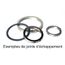Sourcingmap 2/ pcs 60/ mm de diam/ètre int/érieur de Voiture d/échappement Test Tuyau en-t/ête Collecteur Tuyau de Descente Donut Joint d/étanch/éit/é