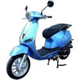 Scooter 4T 50 cc - JIAJUE - EURO5 - Bleu - sans carte grise-0