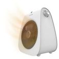 Cecotec Chauffage d'Appoint ReadyWarm 2000 Max Force Blanc, 2000 W, 2 Niveaux de Puissance