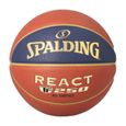 Ballon de basket Spalding React TF-250 - orange/bleu - Taille 5-0