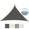 Voile d'ombrage triangulaire Sol Royal - SolVision HS9 - HDPE respirant - Protection solaire et UV-0