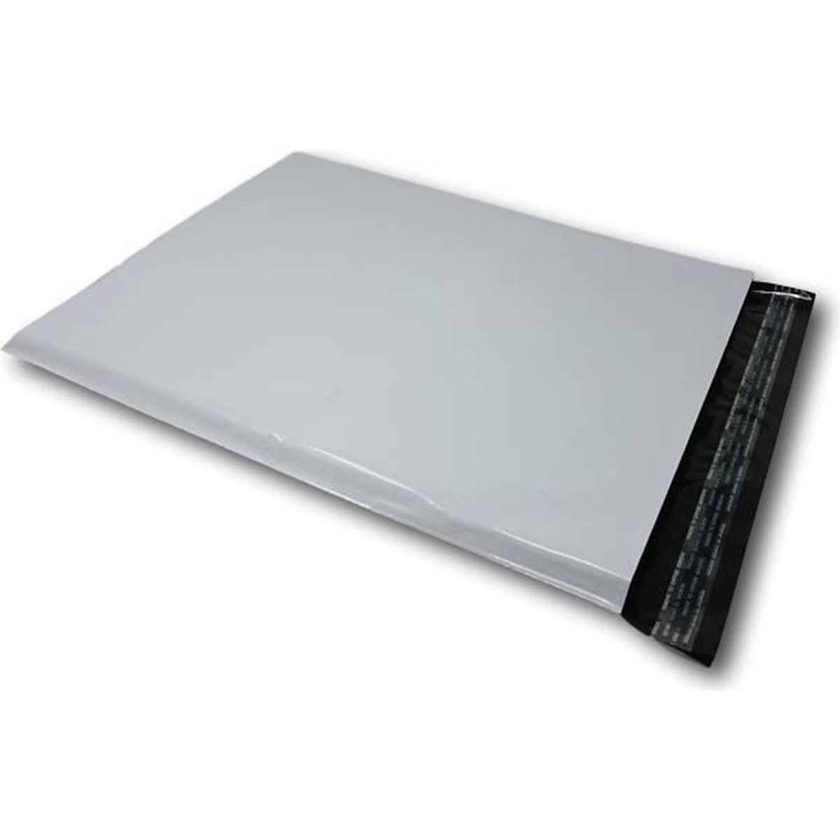 Lot 100 Enveloppes Plastique Grises 152x228 Mm - Sacs Postaux Autocollants Étanches Opagues