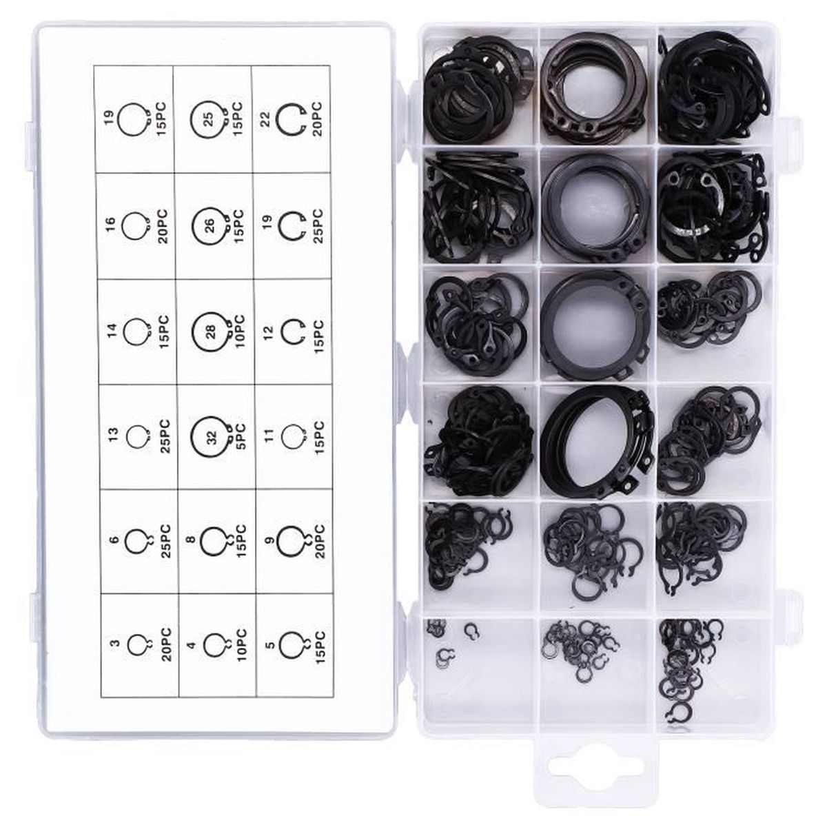 EIHI Lot De 2 Clips Bloodworm – ABS Et Cuivre, Anneaux Élastiques, Pour Appâts, Anti-Rouille, Réutilisable
