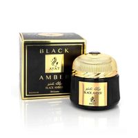 Encens Ayat Perfumes  BLACK AMBER 70 gm - Créer Une Ambiance Unique - Bakhour Authentique Fabriqué à Dubaï NOTE: Rose, Oud