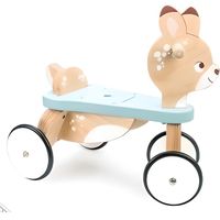 Porteur Faon en bois - LE TOY VAN - Pour enfant de 12 mois à 3 ans - 4 roues - Bleu