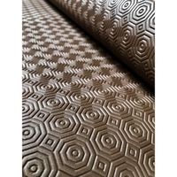 Protège Table sous Nappe PVC Chocolat – Rect 140 x 200 cm - Roulé sur Tube en Carton (sans Plis)