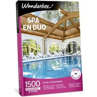 Wonderbox - Coffret cadeau pour deux - Spa en duo - 1500 soins relaxants
