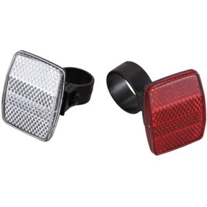 2  Pouce Rond Ambre Réflecteur Adhésf Vélo, Remorque, Camon, Bateau