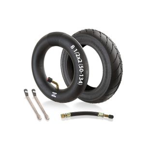FM4-P1C 8 12 x 2 (50-134) Pneus et chambre à air 8.5 pouces remplacment pour scooter électrique Inokims Light avec valve - Sport FM4-P1C 8 12 x 2 (50-134) Pneus et chambre à air 8.5 pouces remplacment pour scooter électrique Inokims Light avec valve - Sport