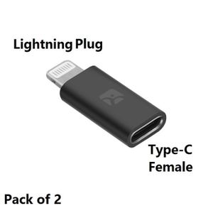 CABLING® Adaptateur compatible cable Iphone Lightning femelle Vers Usb C  mâle Pour Ipad Watch Iphone Ksd - Cdiscount Informatique