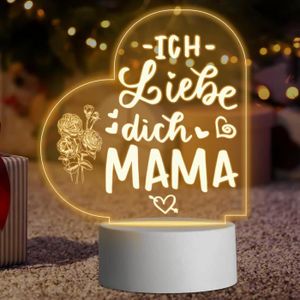 Cadeau Maman Lampe Personnalisée Avec Photo Veilleuse Enfant Cadre Photo  Personnalisé Cadeau Fete Des Meres Noel Cadeau Anniv[u4003] - Cdiscount  Maison