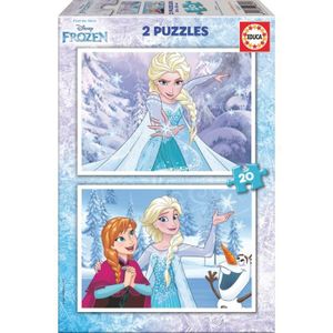 PUZZLE Puzzle - La Reine des Neiges 2 - 2x20 Pièces - Pou