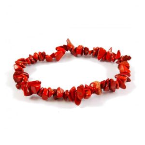 BRACELET - GOURMETTE Bracelet baroque en Jaspe rouge - le Protecteur su