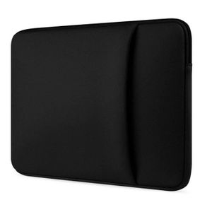 Sacoche pour ordinateur portable GENERIQUE Sacoche avec sangle 15' pour  pc portable housse protection pochette ordinateur portable 15 pouces (noir)