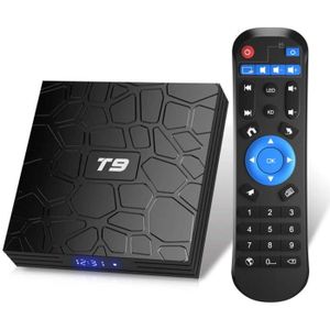 BOX MULTIMEDIA T9 Android 9.0 TV Box 2 Go RAM / 16 Go ROM Support
