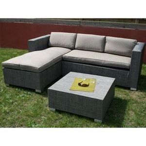 Salon De Jardin Aluminium Et Textilene M Achat Vente Ensemble
